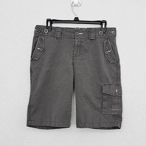 Old Navy Womens Grey Midrise Bermuda Shorts SIze 4